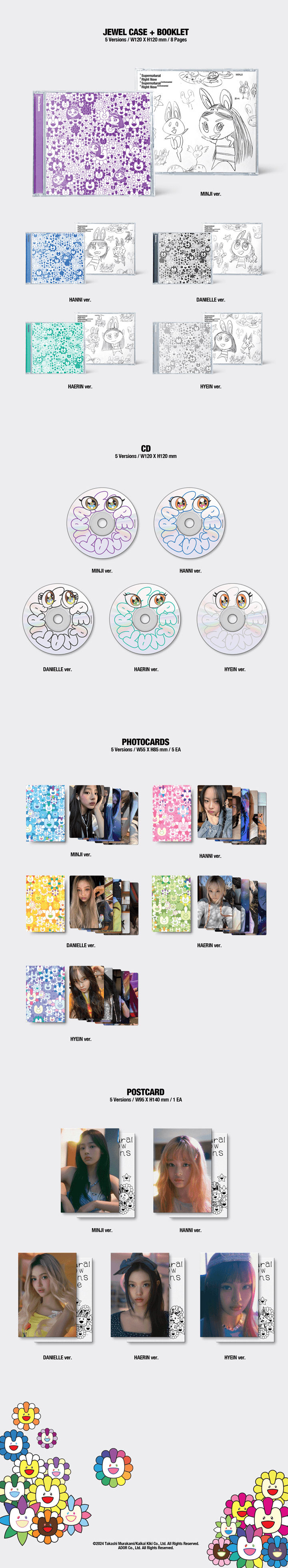 Thumbnail: NewJeans 'Supernatural' NJ X MURAKAMI Cross Bag ver. (Random)