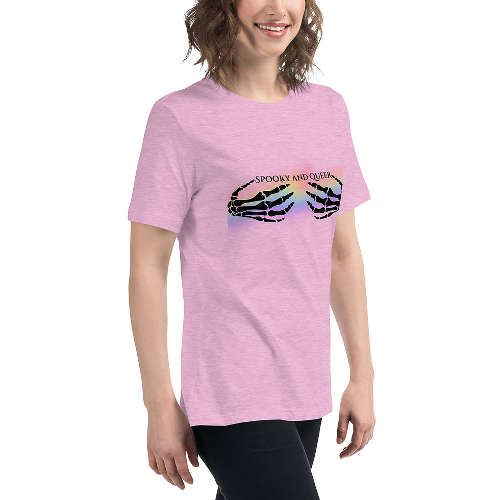 Thumbnail: Spooky and Queer Women's Relaxed T-Shirt