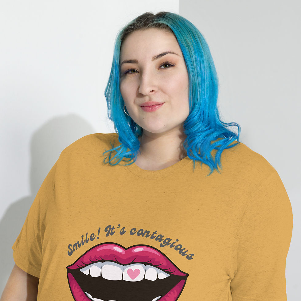 Thumbnail: Smile! Short sleeve t-shirt
