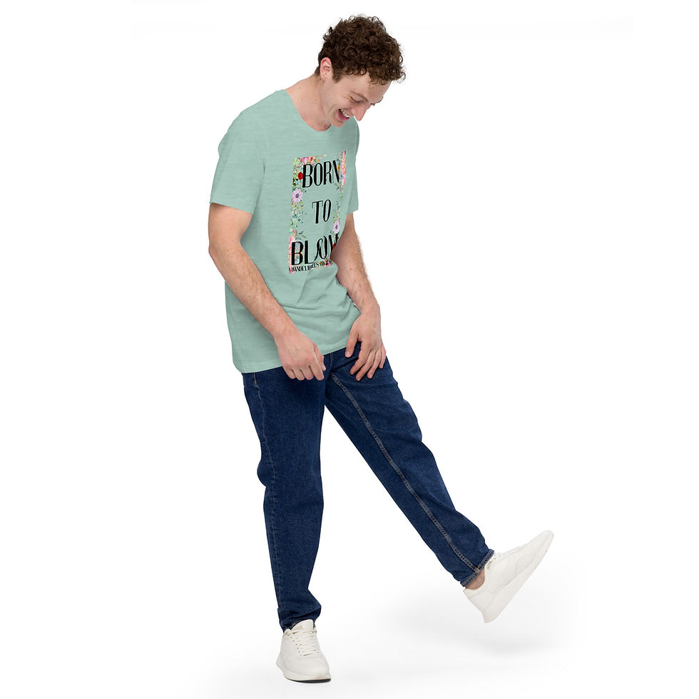 Thumbnail: Born to Bloom Unisex t-shirt