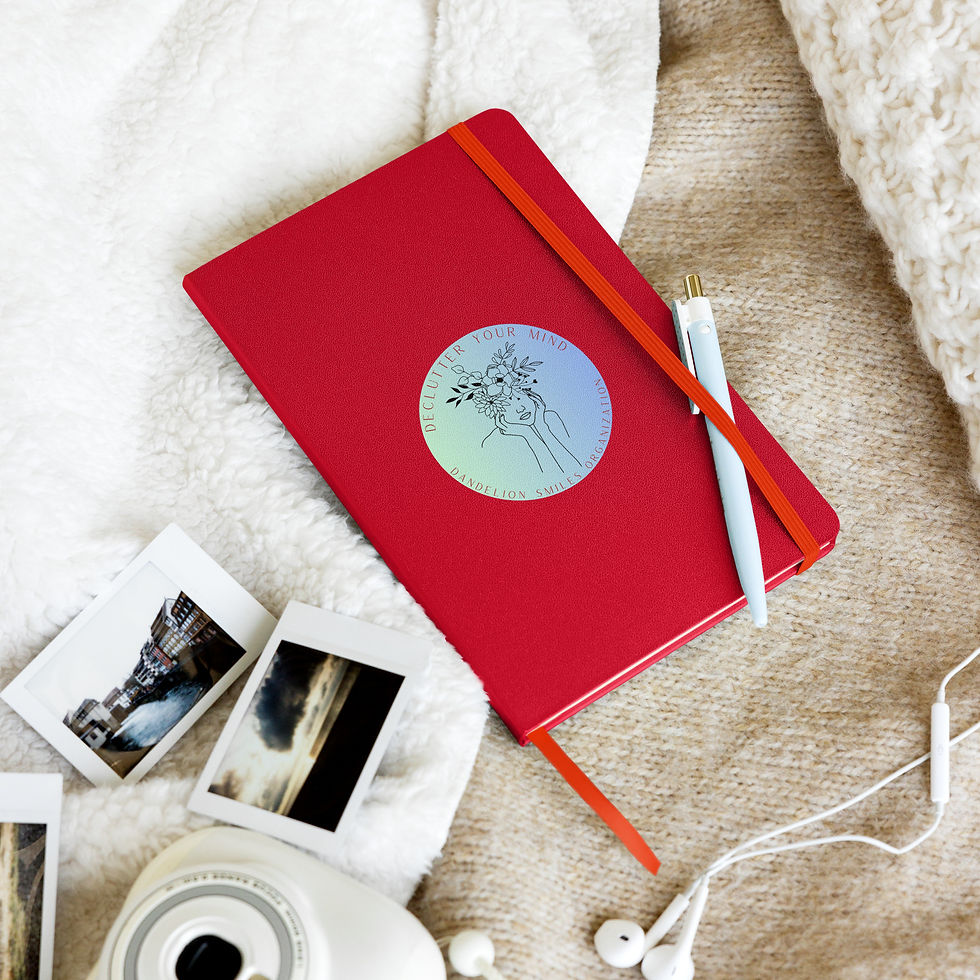 Thumbnail: Declutter Your Mind Hardcover bound notebook