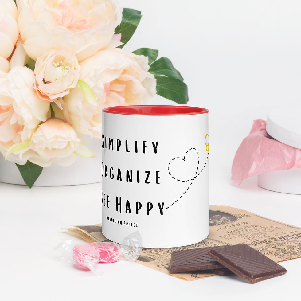 Thumbnail: Bee Happy Mug with Color Inside