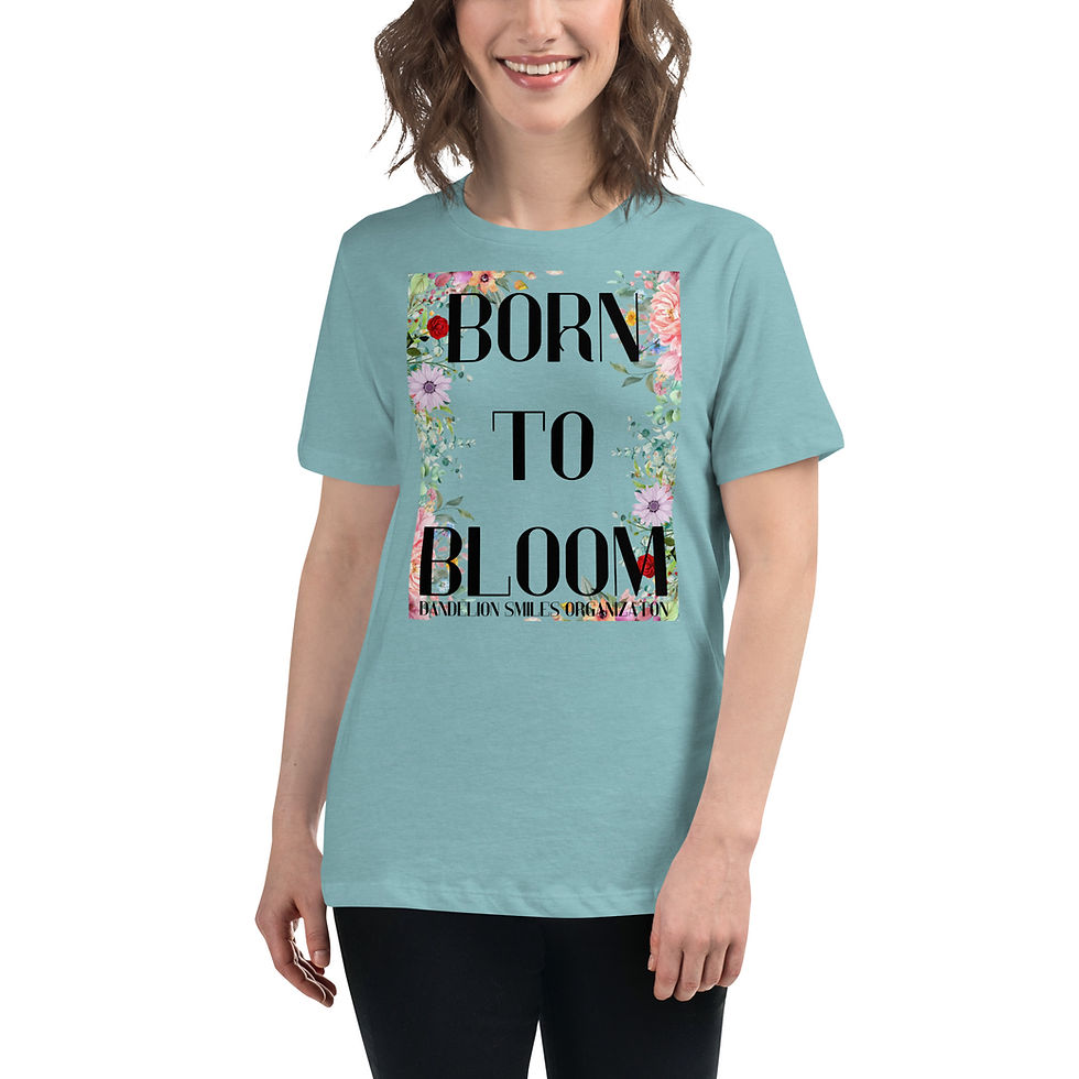 Thumbnail: Born to Bloom Women's Relaxed T-Shirt