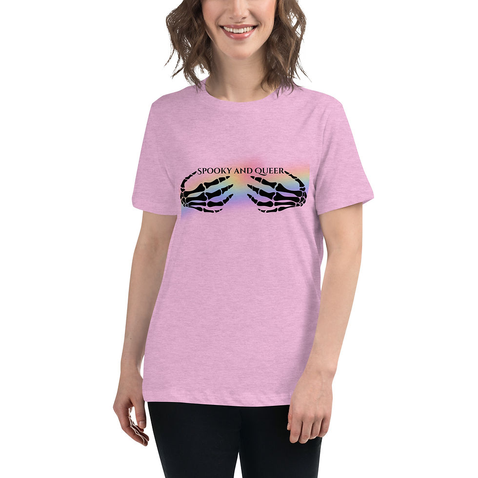 Thumbnail: Spooky and Queer Women's Relaxed T-Shirt