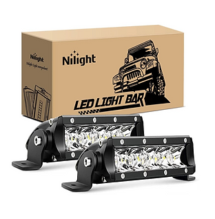 7 Inch Super Slim Spot Beam LED Light Bar .png