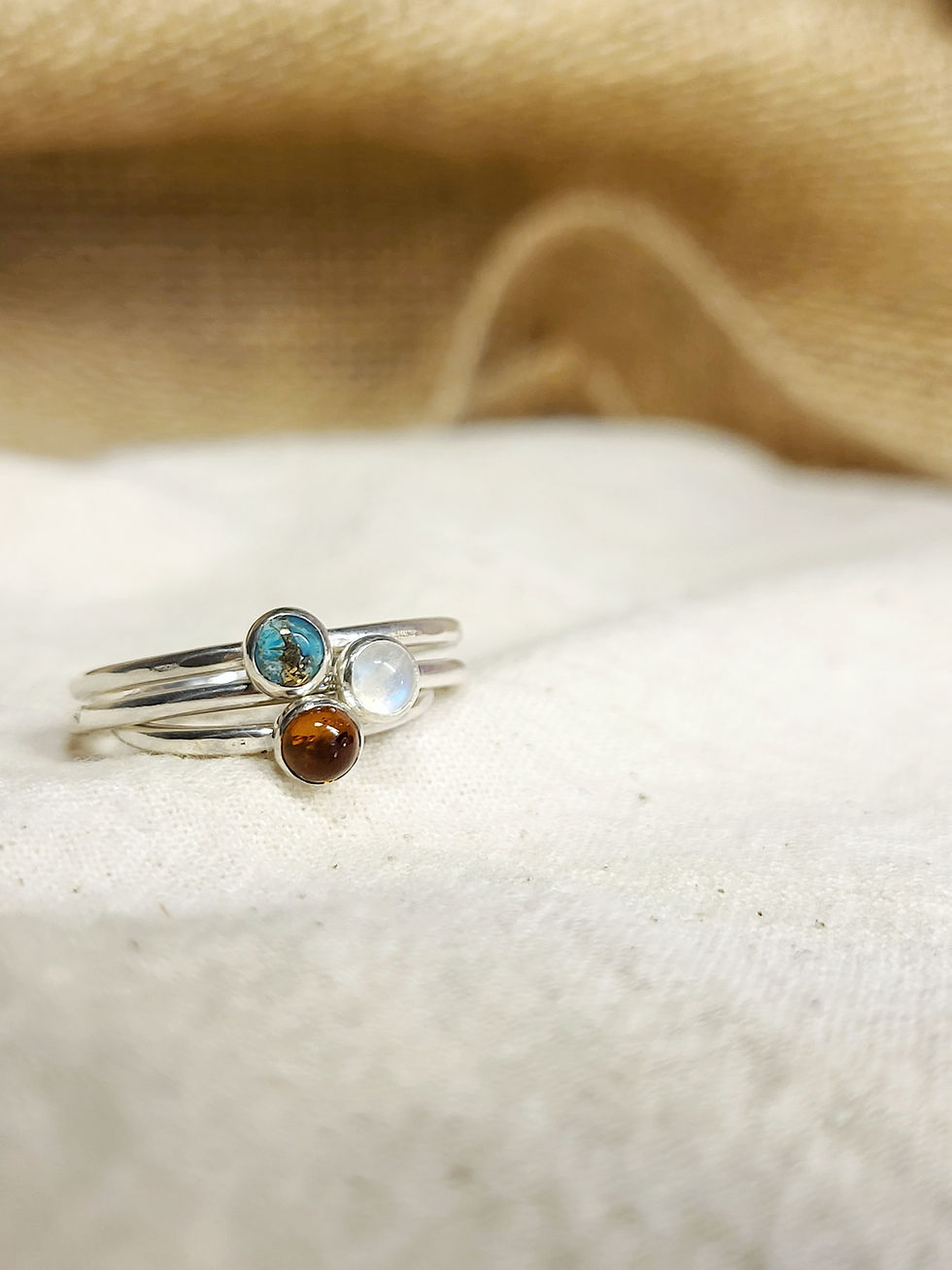 Thumbnail: Gemstone Stacking Rings