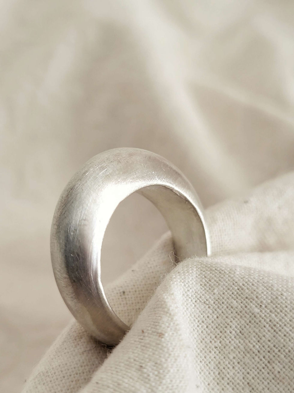 Thumbnail:  Dome Ring - Satin Finish