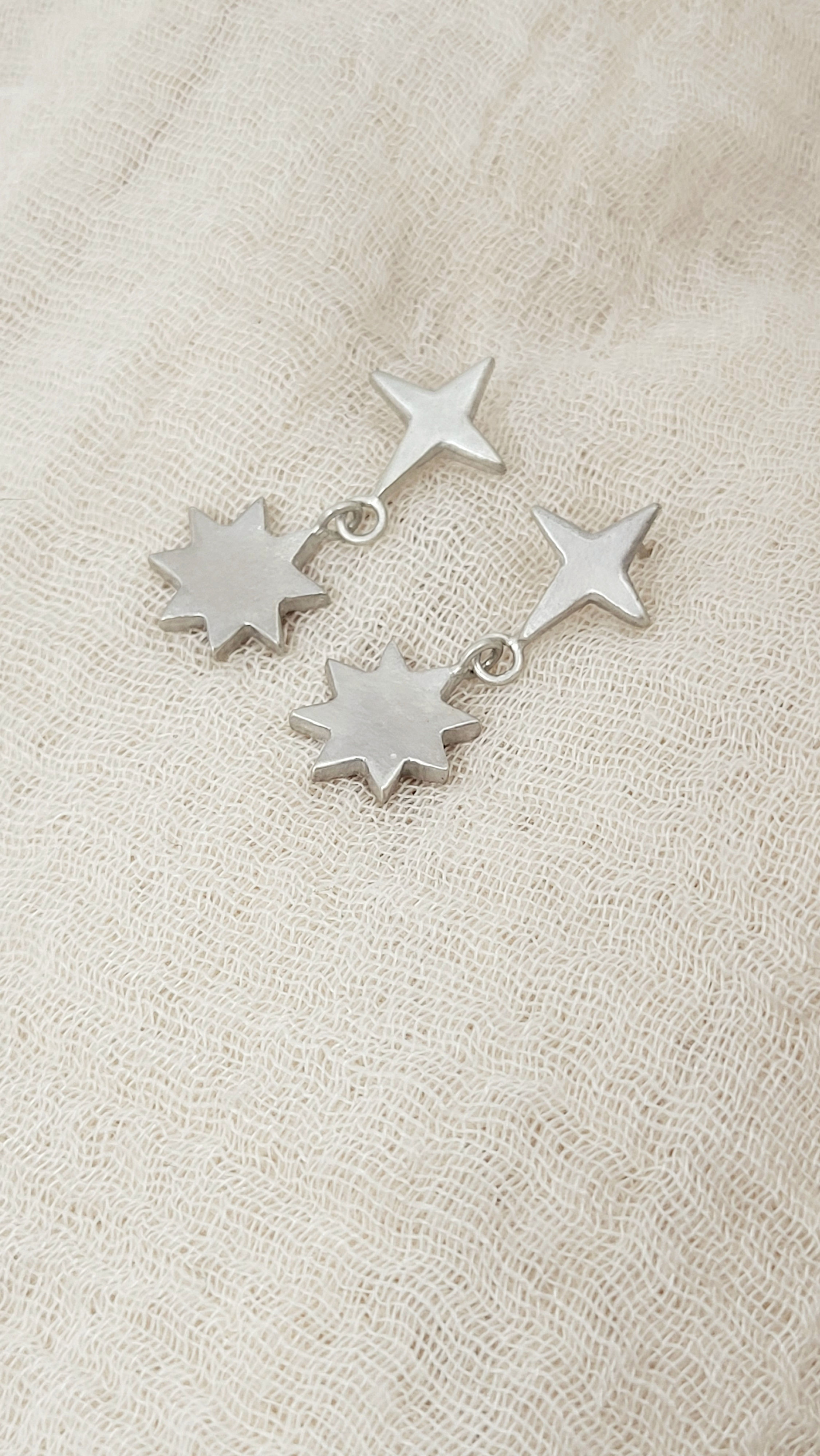 Twin Star Earrings