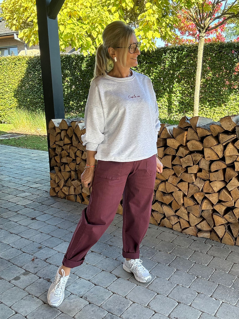 Miniature : Sweat C'est la vie gris