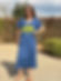 Robe ICONIC bleu marine