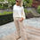 Miniature : Pantalon Basil beige