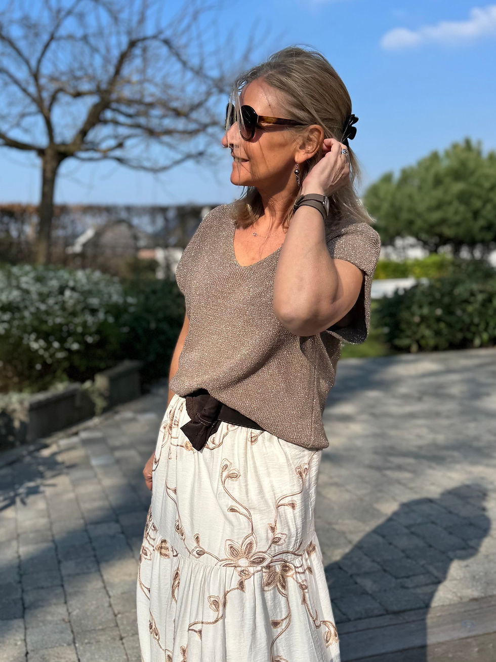 Miniature : Pull Matilde taupe