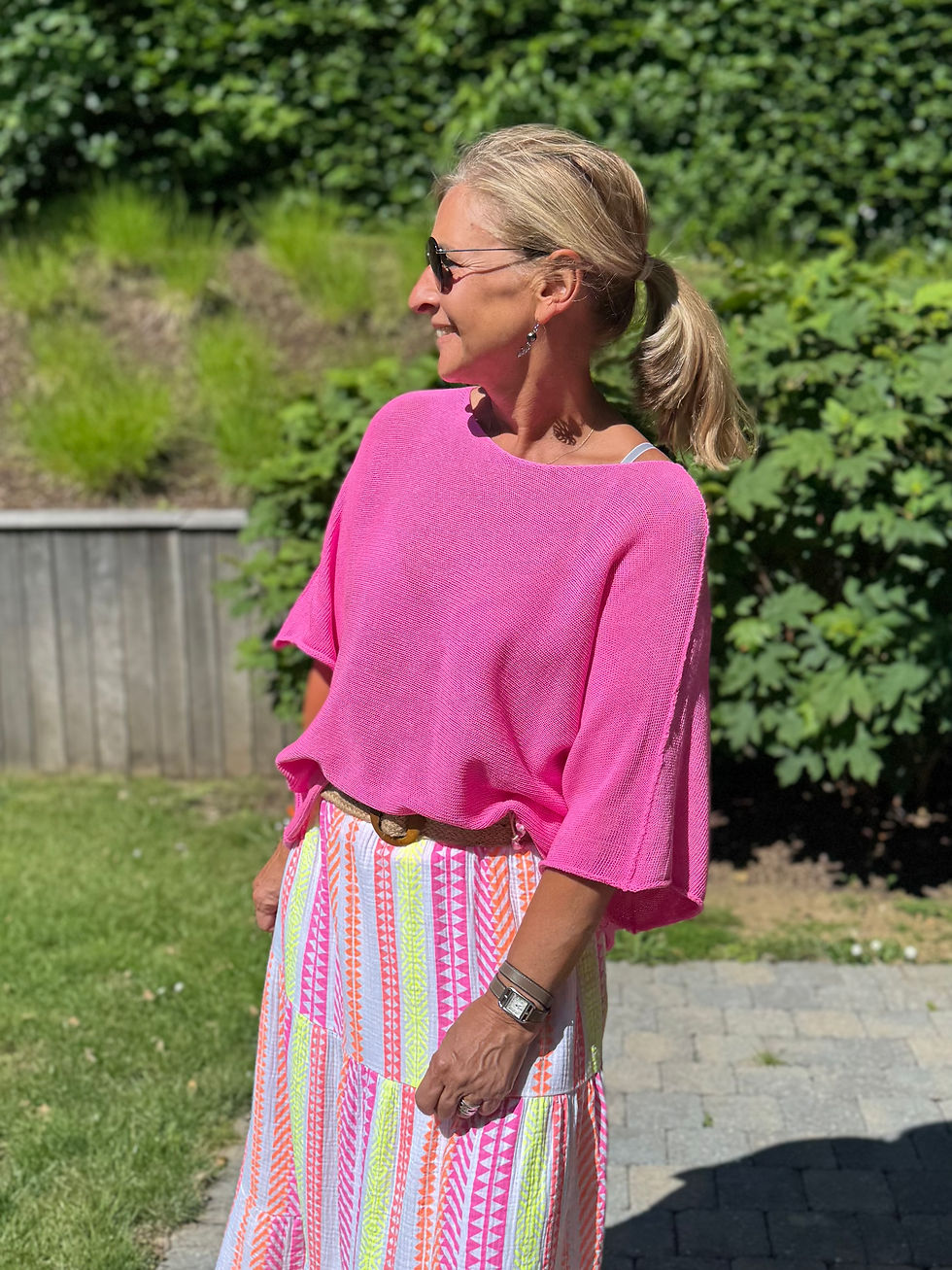 Miniature : Pull Apolline fuchsia