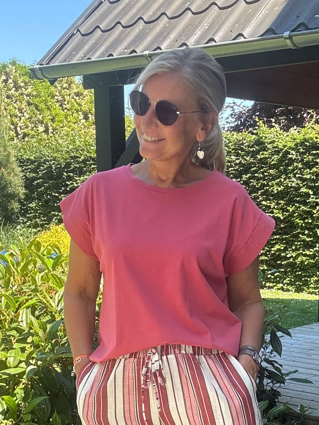 T-shirt Agnès terracotta