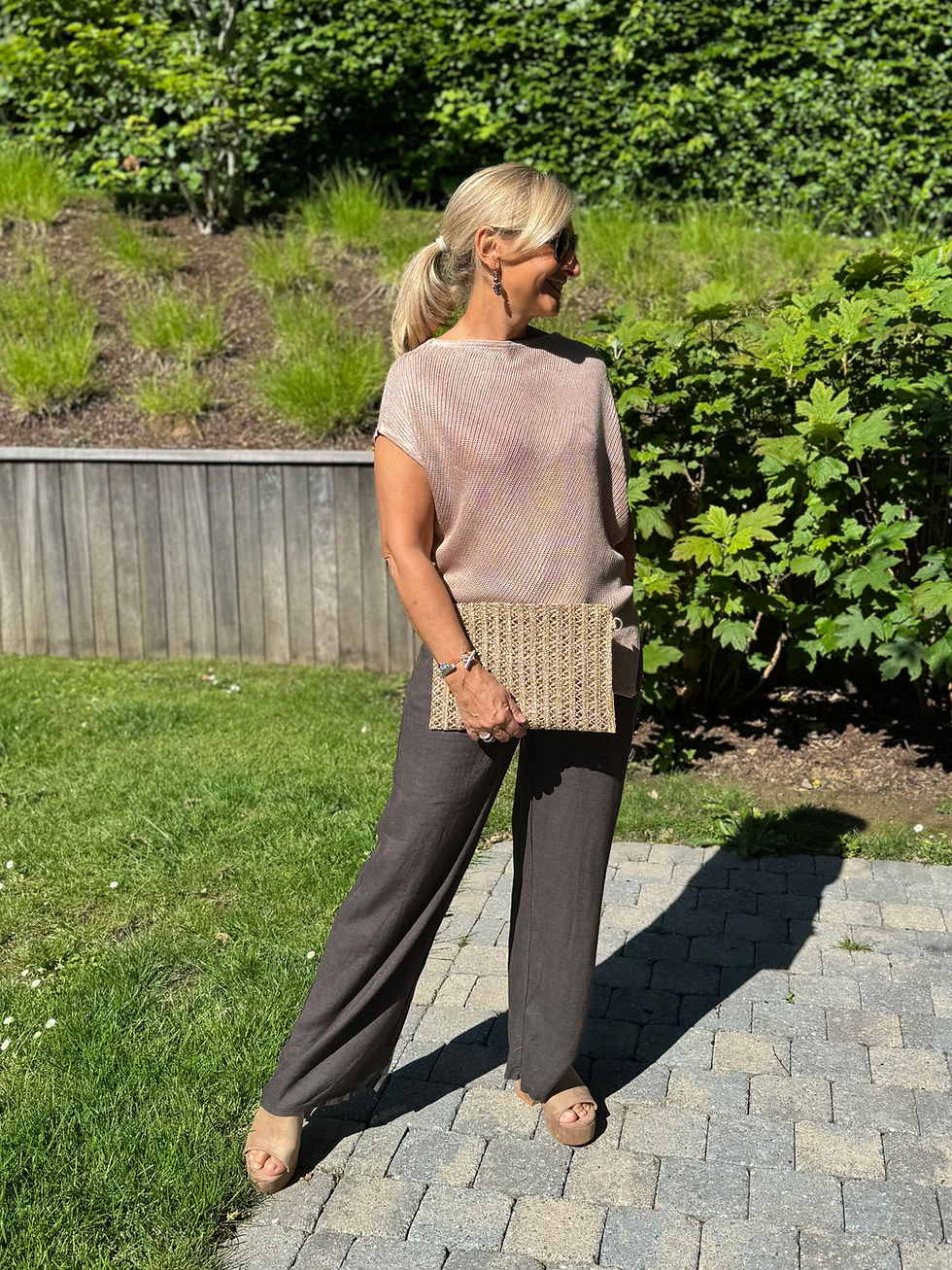 Miniature : Pantalon Natacha chocolat