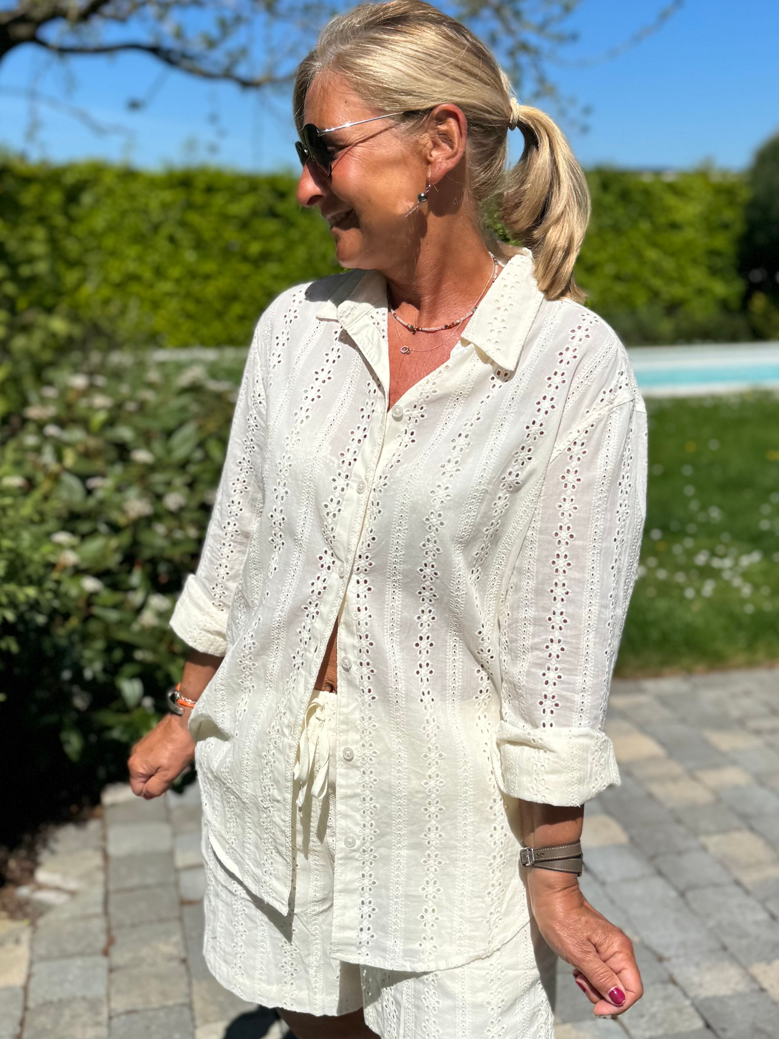Chemisier Yvette écru