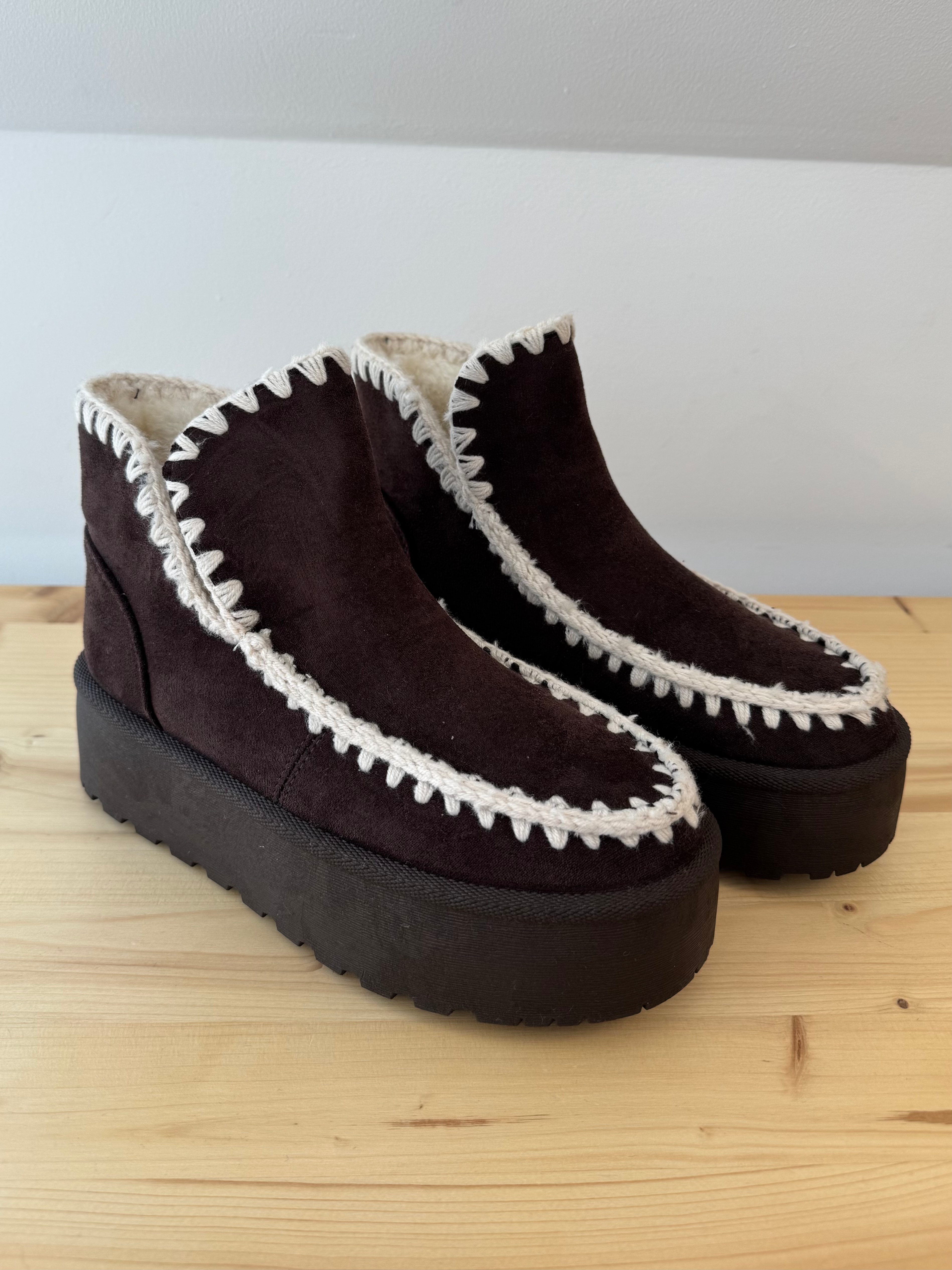 Boots Charline chocolat