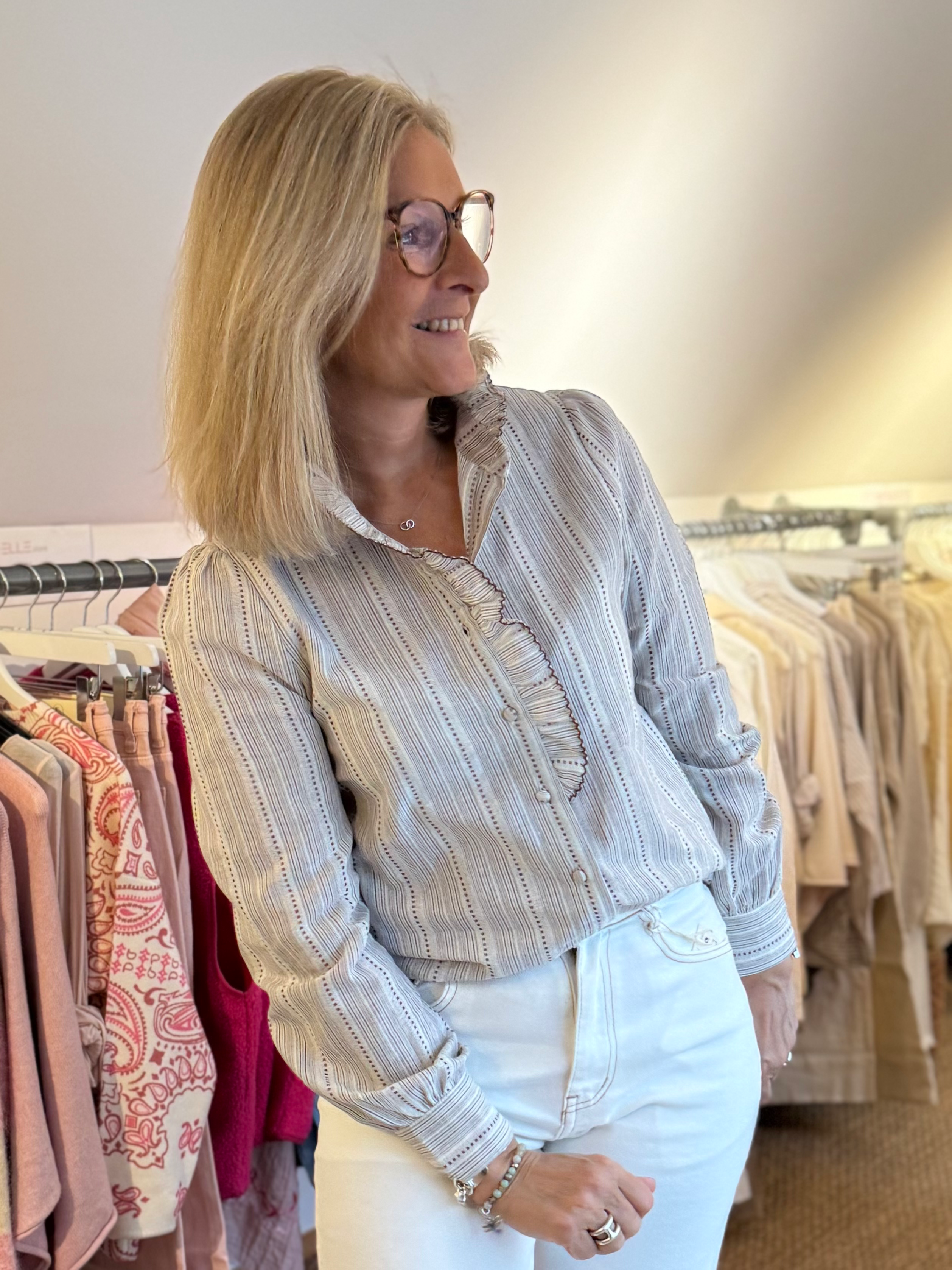 Chemisier Léa chocolat