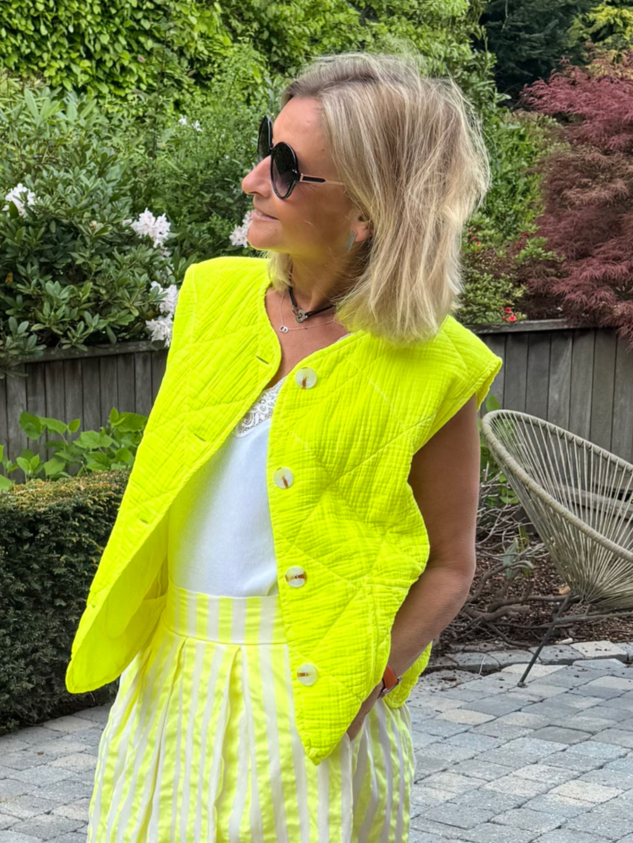 Gilet Kim jaune fluo