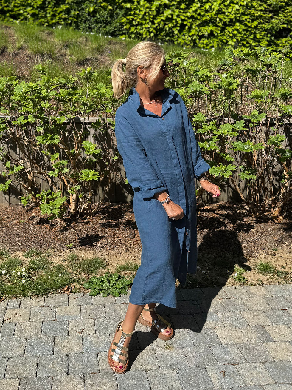 Miniature : Robe Gloria bleu marine