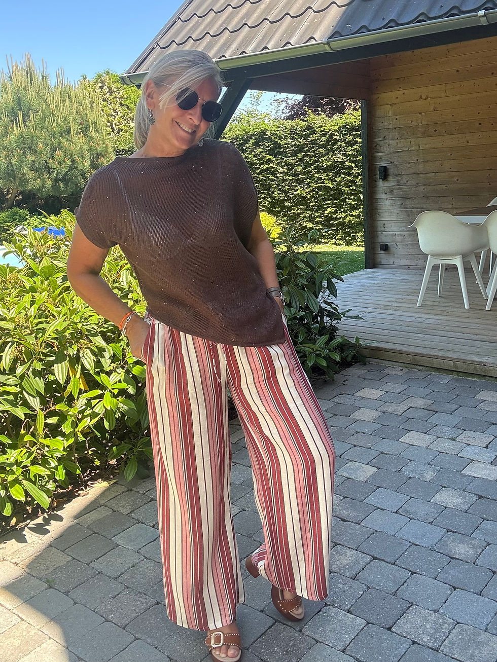 Miniature : Pantalon Ornella terracotta