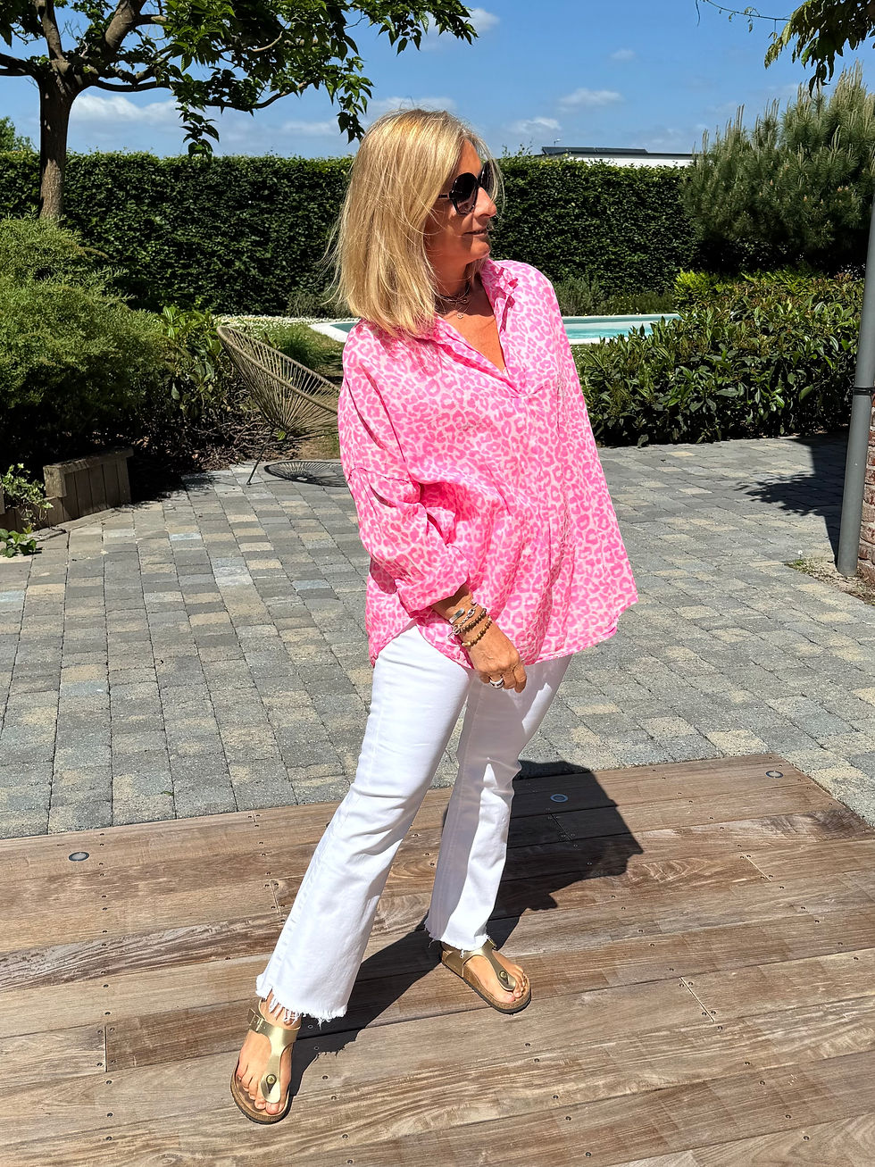 Miniature : Jeans Emy 7/8 blanc