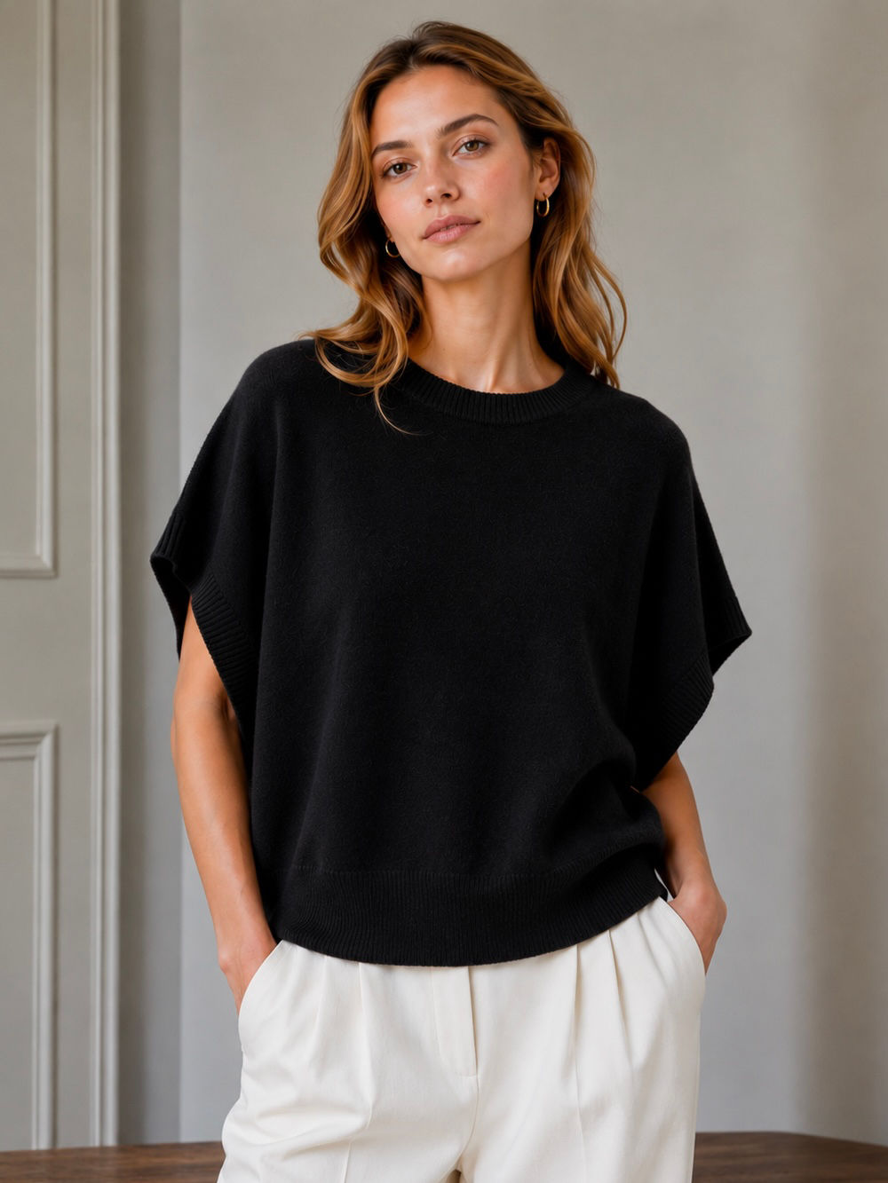 Pull Angèle noir