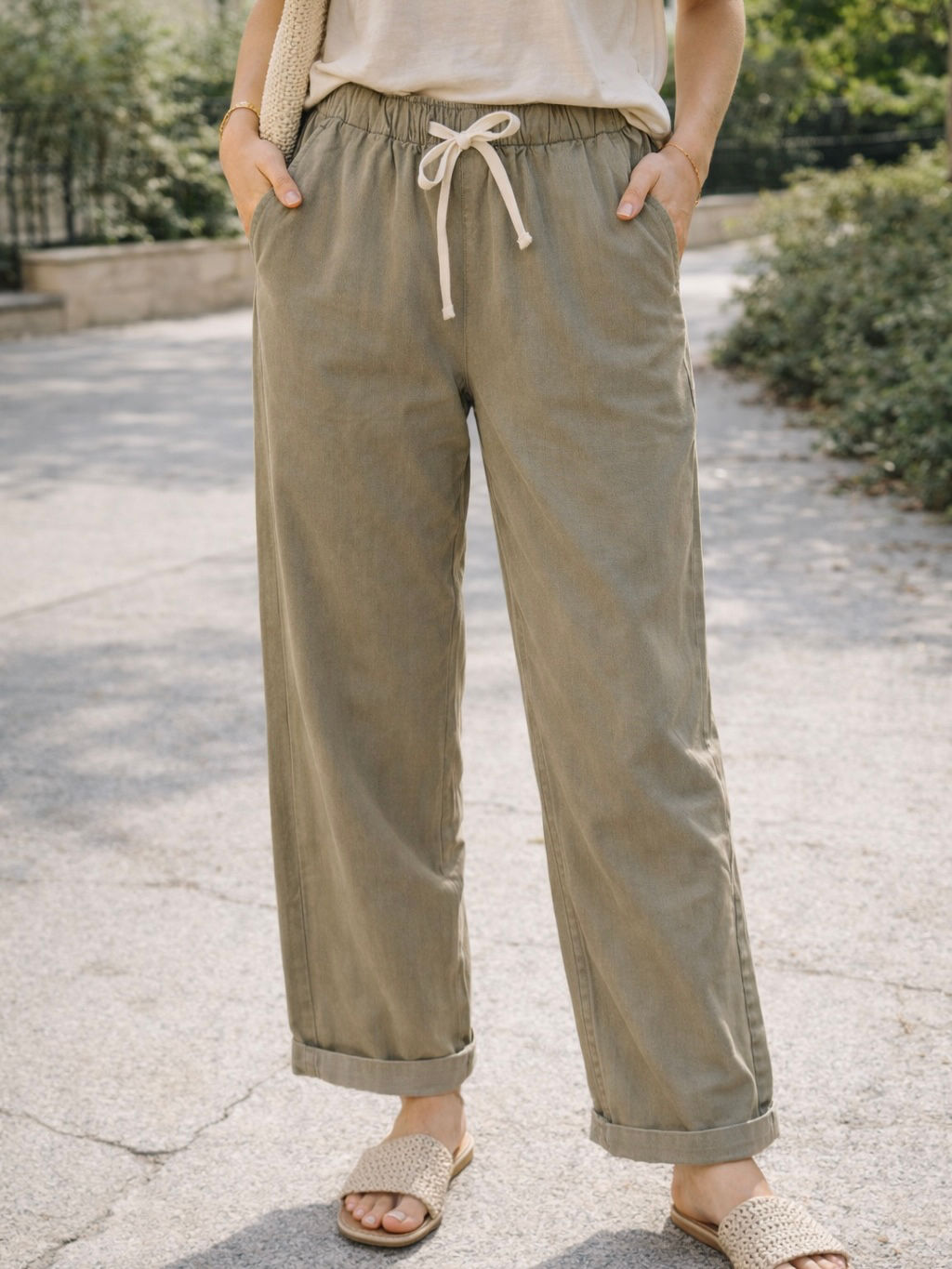 Pantalon Lili kaki