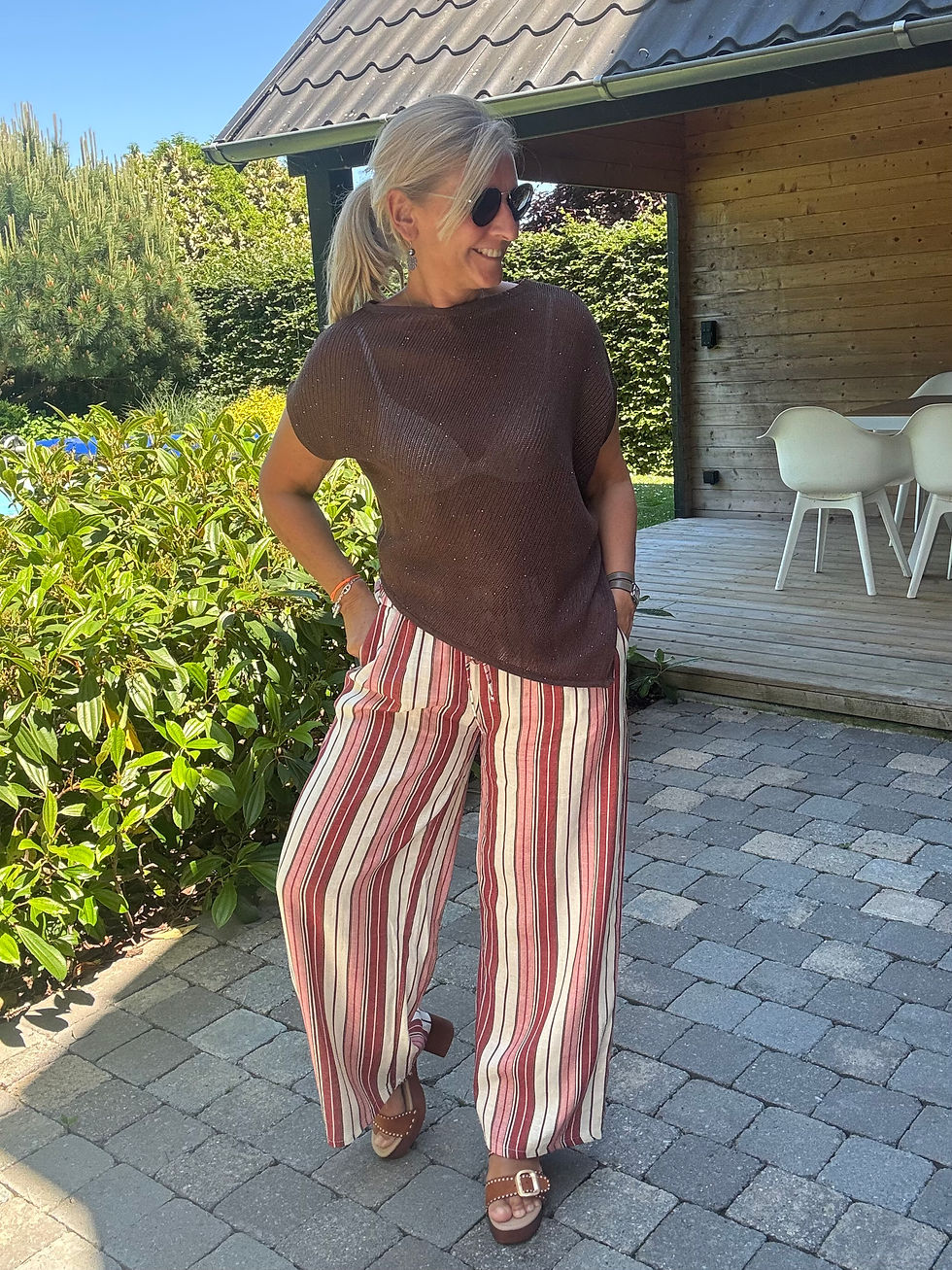 Miniature : Pantalon Ornella terracotta