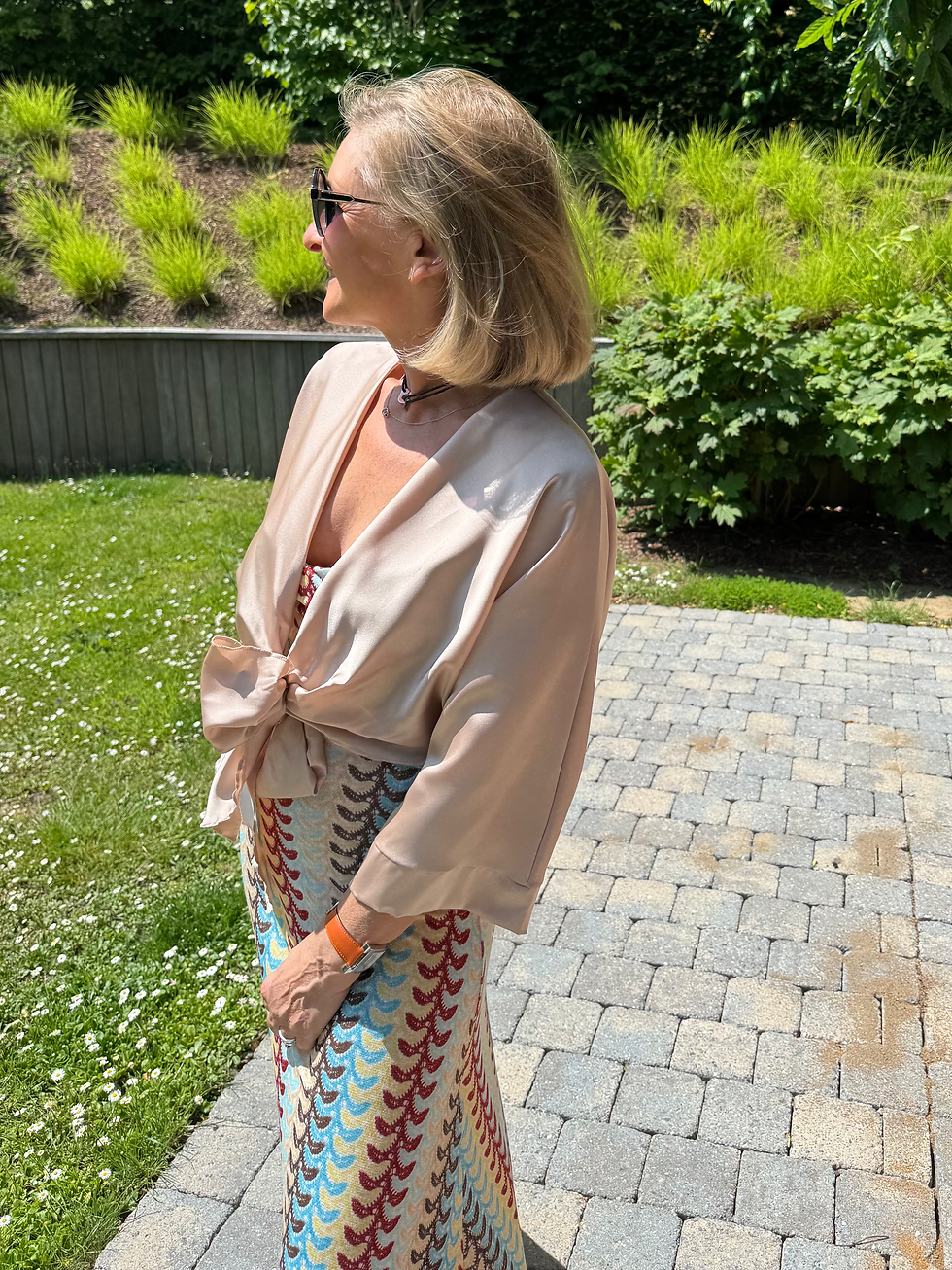 Miniature : Boléro satin beige