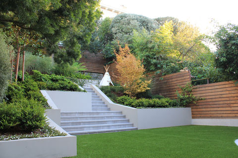 Modern Garden Design, Modern Play Areas, Lux Landscape, Kid-Friendly Design, Rock & Rose Landscapes, San Francisco