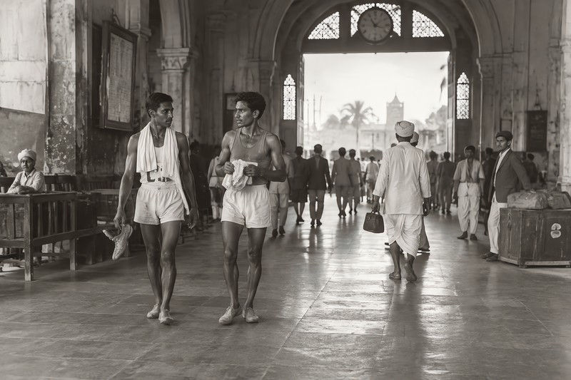Athletes During The Dispersal Immediately Afterward In A Public Interior, Sou...