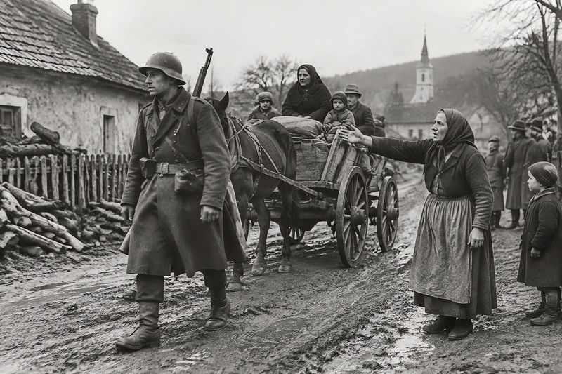 Wars During Secondary Participants Reacting Naturally In A Rural Settlement...