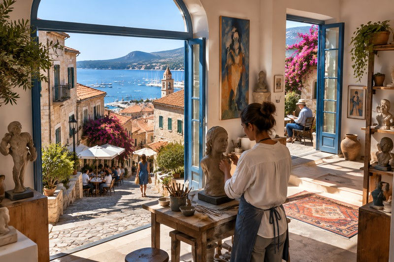 Interiors During The Relationship Between Exterior