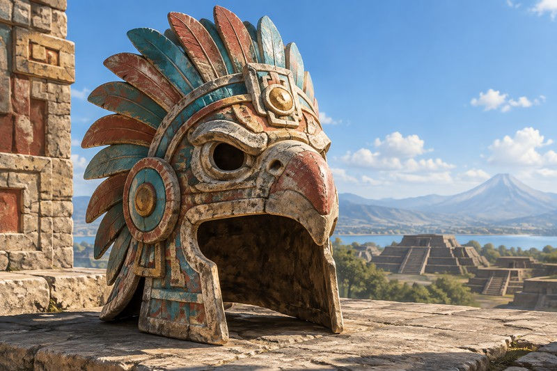 A Single Ancient-World Inspired Helmet As The Sole