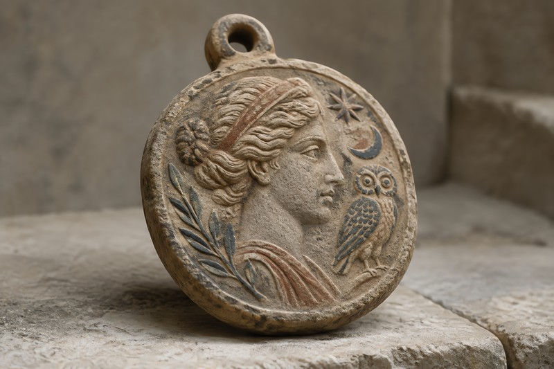 A Single Carved Amulet As The Sole Principal