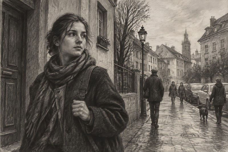 Portraits During Movement Through The Environment