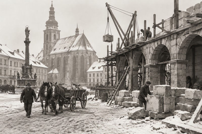 Construction During The Relationship Between Exterior And Street In An Open C...