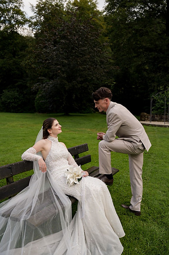 Shooting auf einer Schloss Wiese