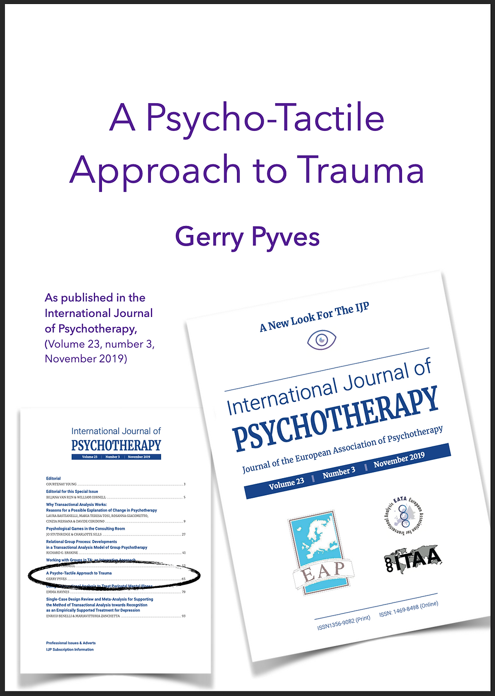 Article: A Psycho-Tactile Approach to Trauma