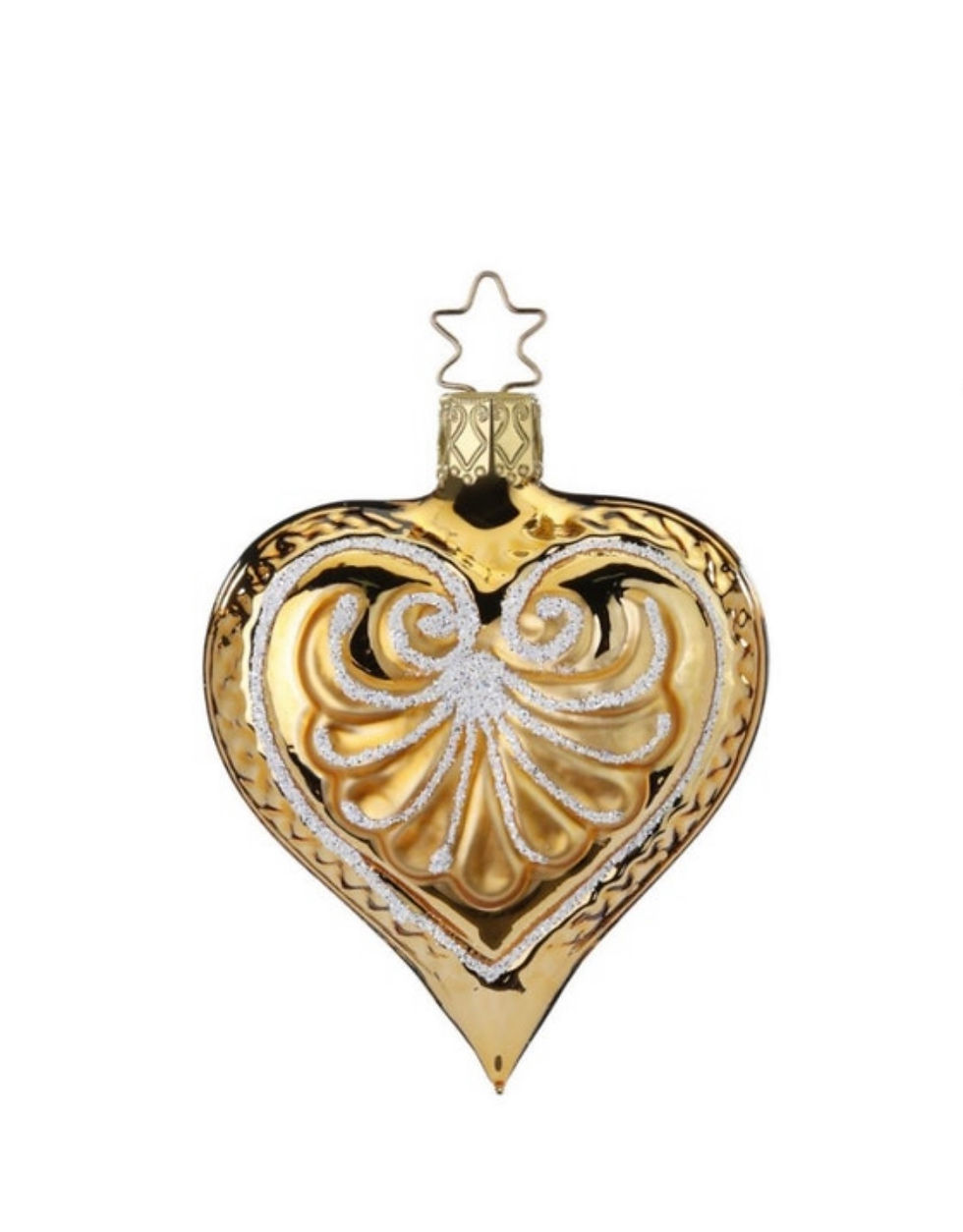Heart Inkagold German Glass