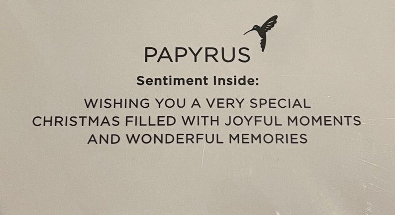 Thumbnail: Papyrus Holiday Greeting Card (One)