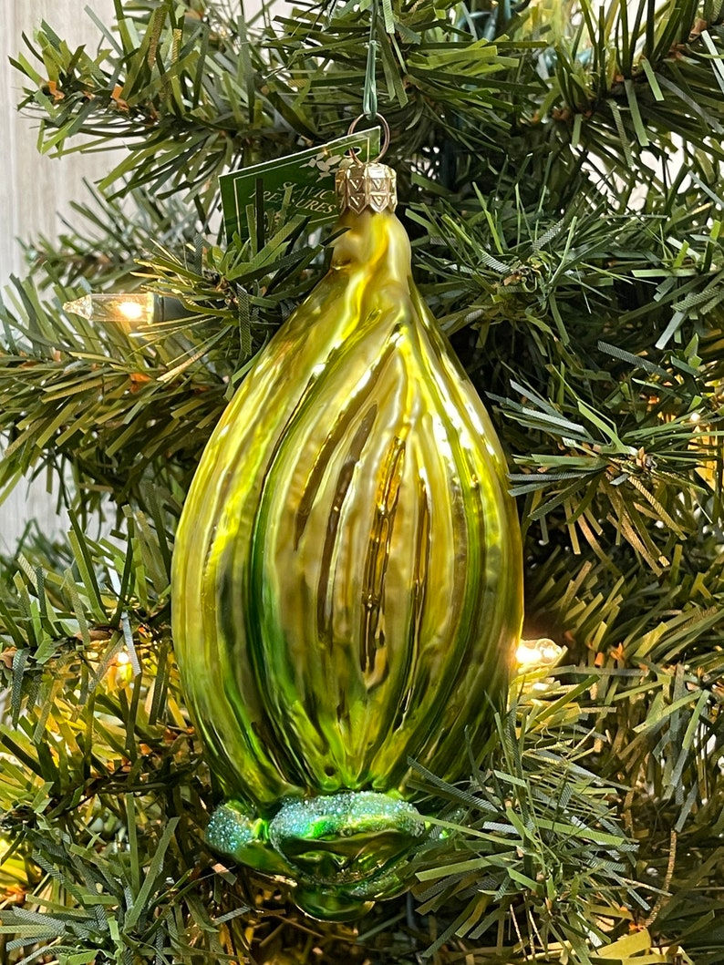Thumbnail: Fairy in a Green Flower Polish Glass