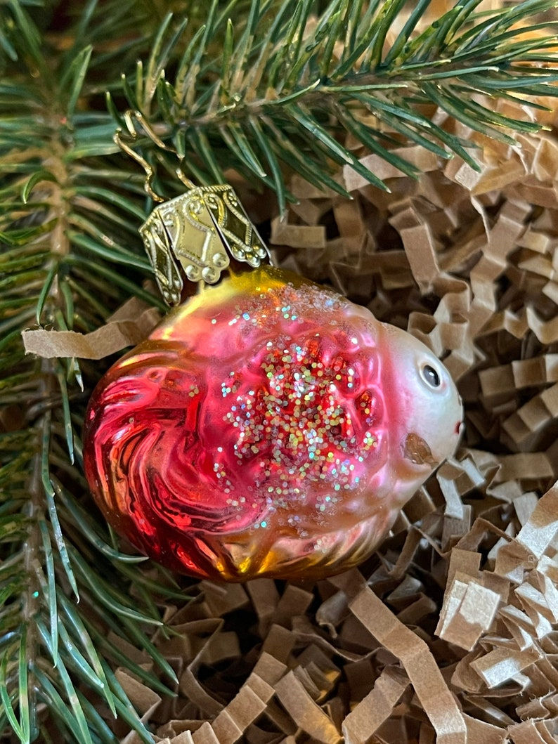 Thumbnail: Inge-Glas Miniature Goldfish Glass Ornament