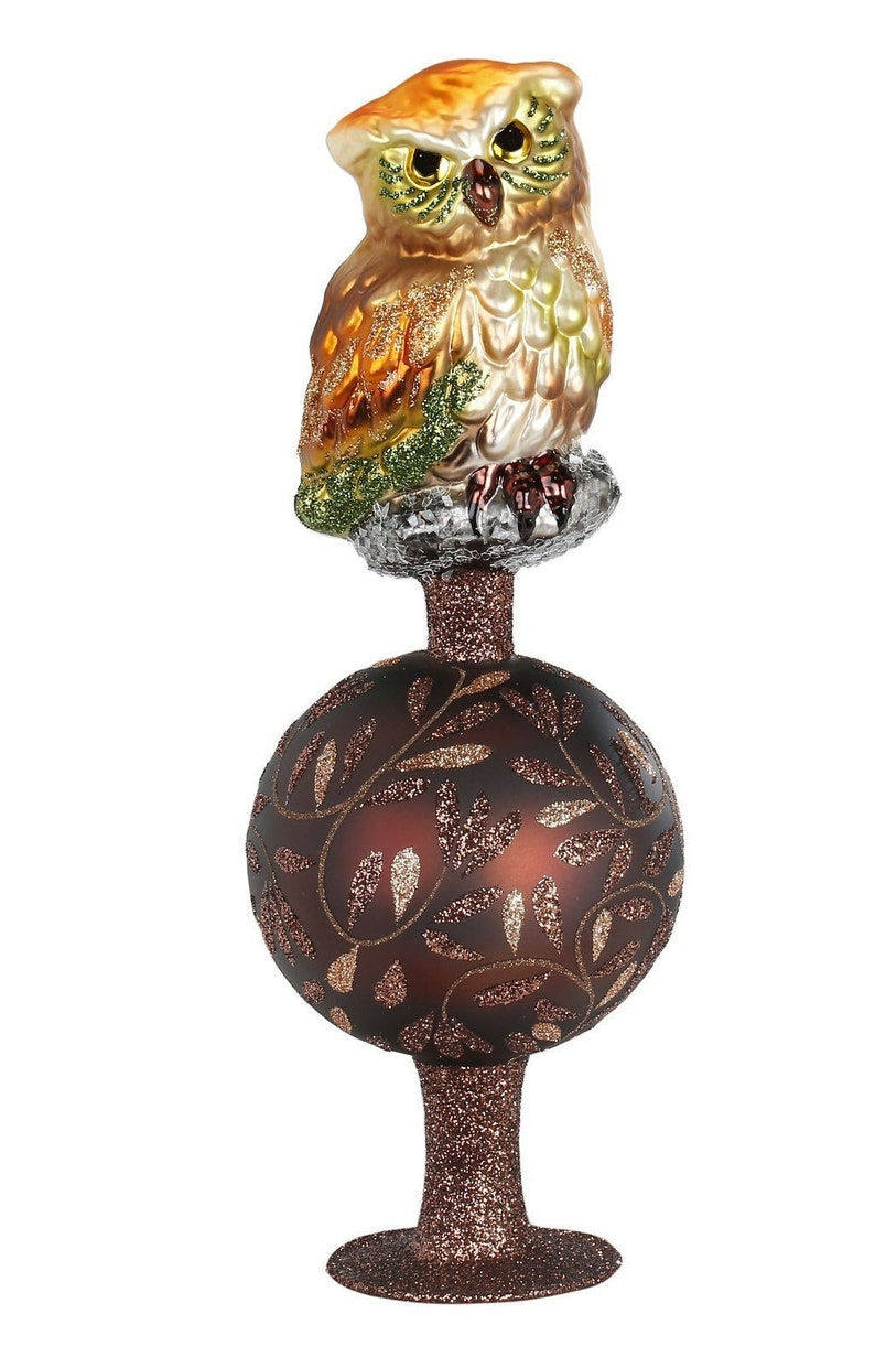 Inge-Glas Up In The Tree Top Finial Tree Topper Display