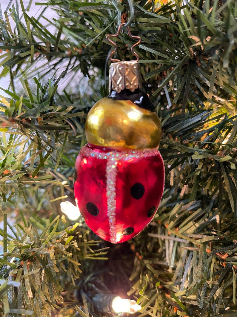 Thumbnail: Ladybug “Lucky Louie” Vintage German Glass 