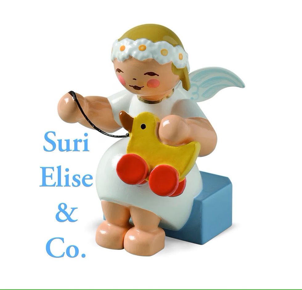 Marguerite Angel with Toy Duck Wendt & Kühn of Germany