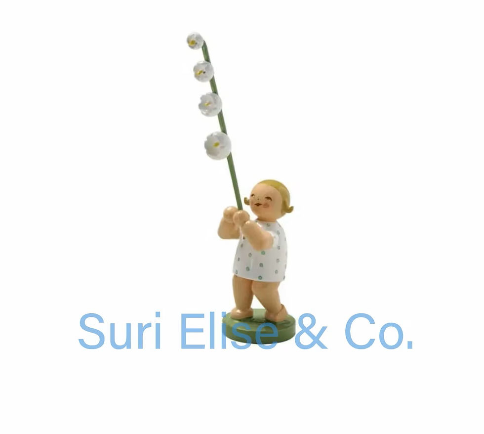 New!! Girl with Lilly of The Valley (Spring) by Wendt & Kühn of Germany
