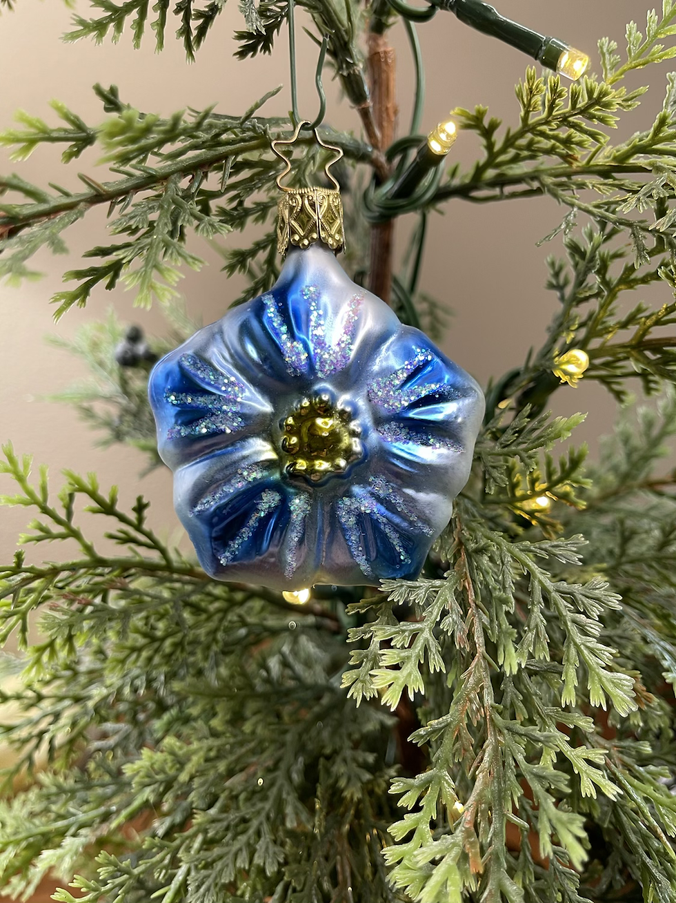 Inge-Glas Vintage • Large Blue Cornflower