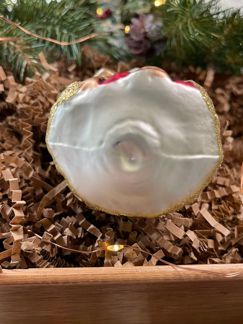 Thumbnail: Inge-Glas Golden Father Christmas Glass Ornament